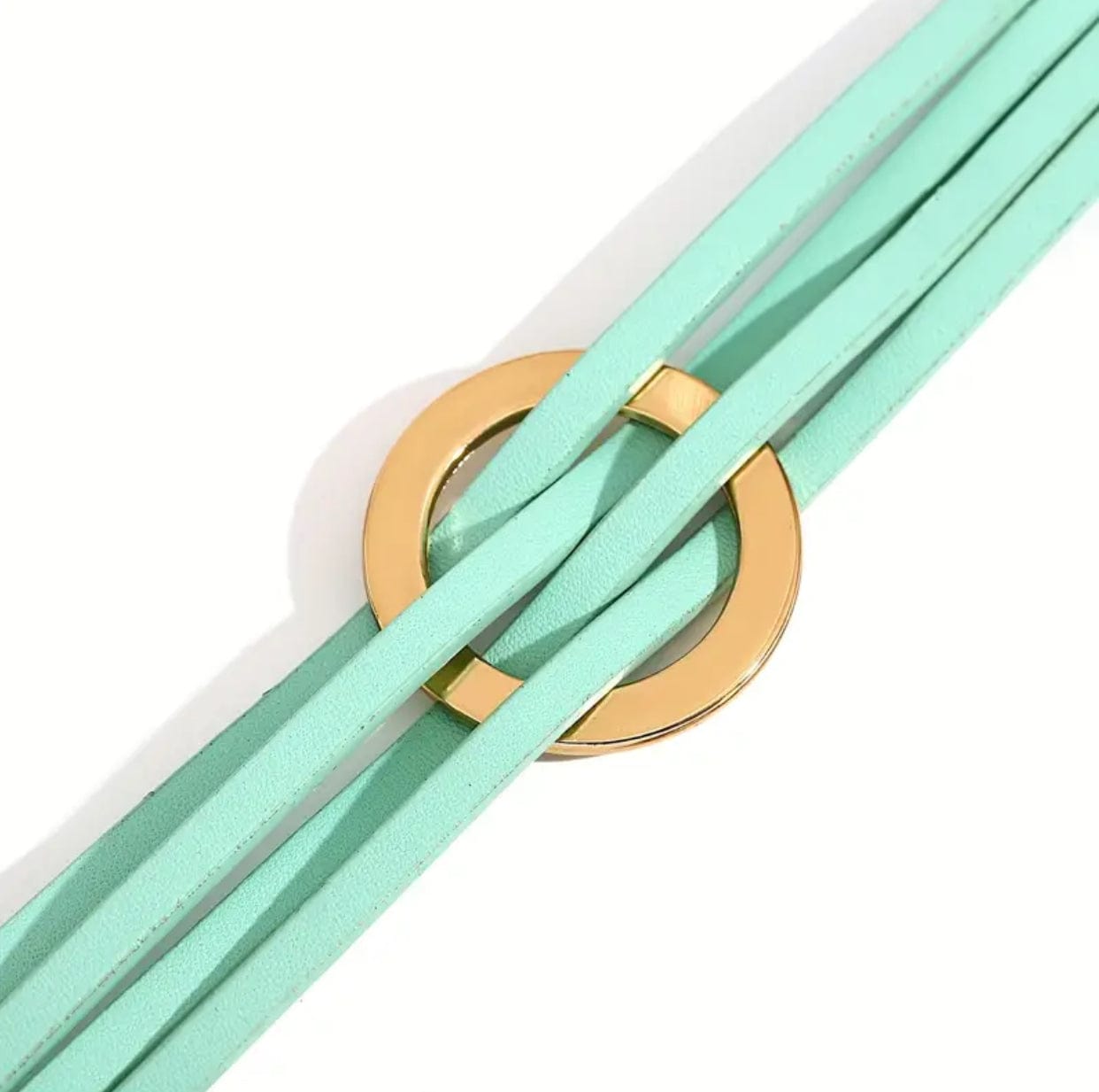 Aqua Colored Bracelet w/ Magnetic Clasp