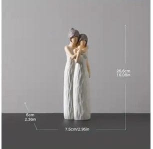 Mother Daughter Figurine