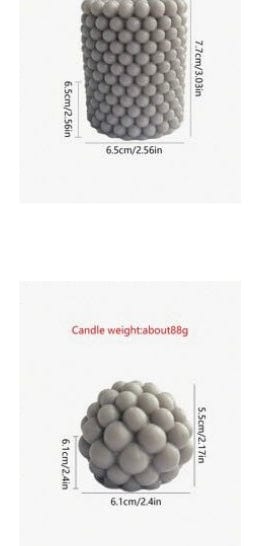 Rosette or small bubble candle