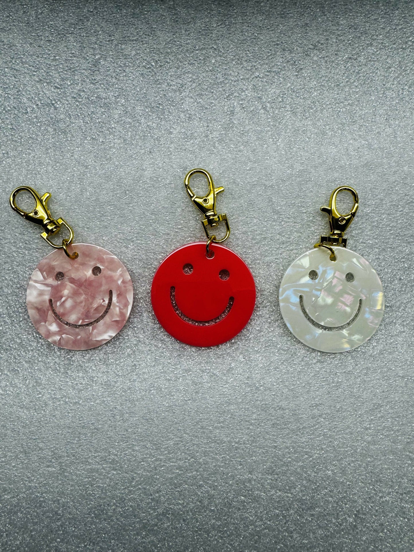 Smiley Face Keychain