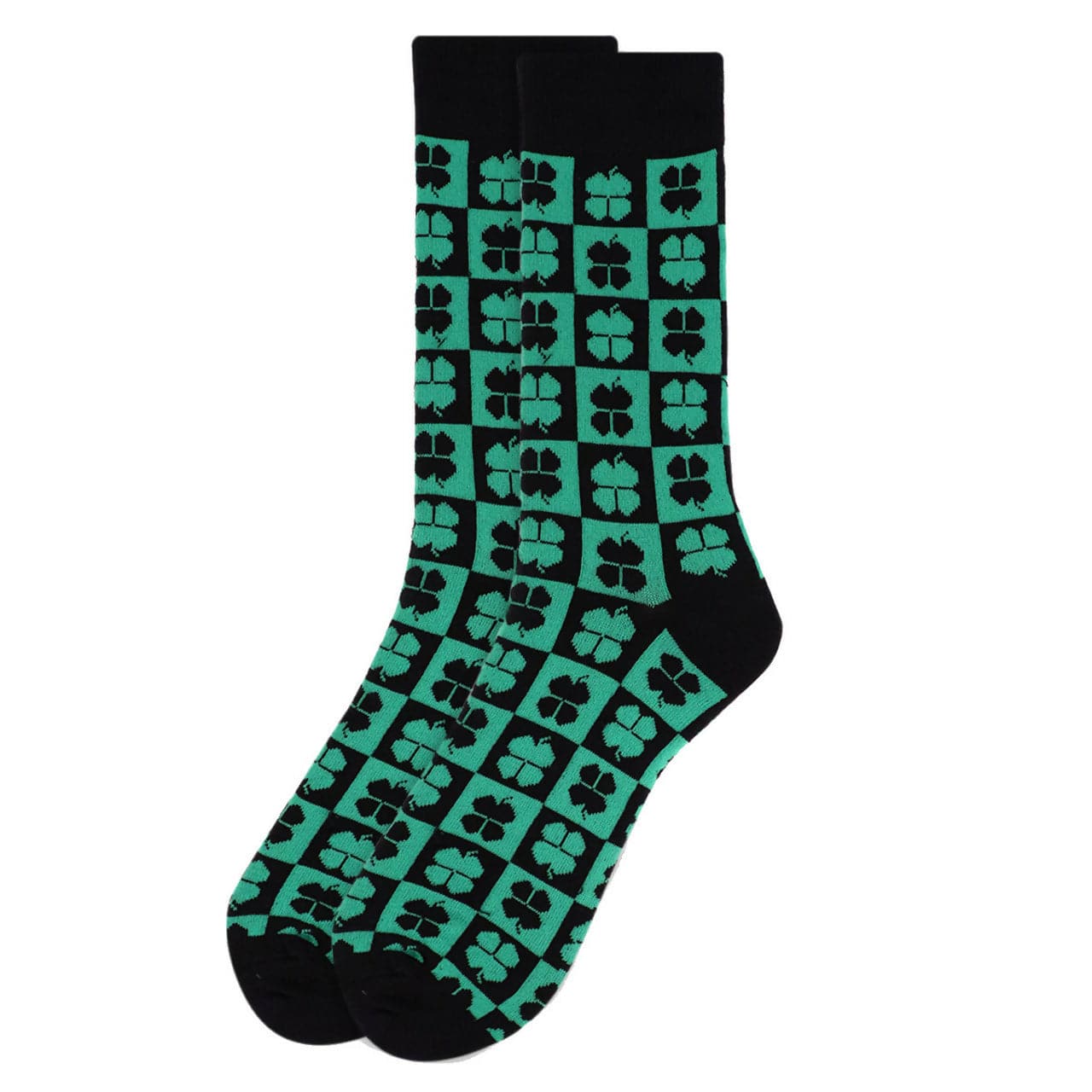 Mens Four Leaf Clover Socks - Life is Socks - St. Patricks Day Socks