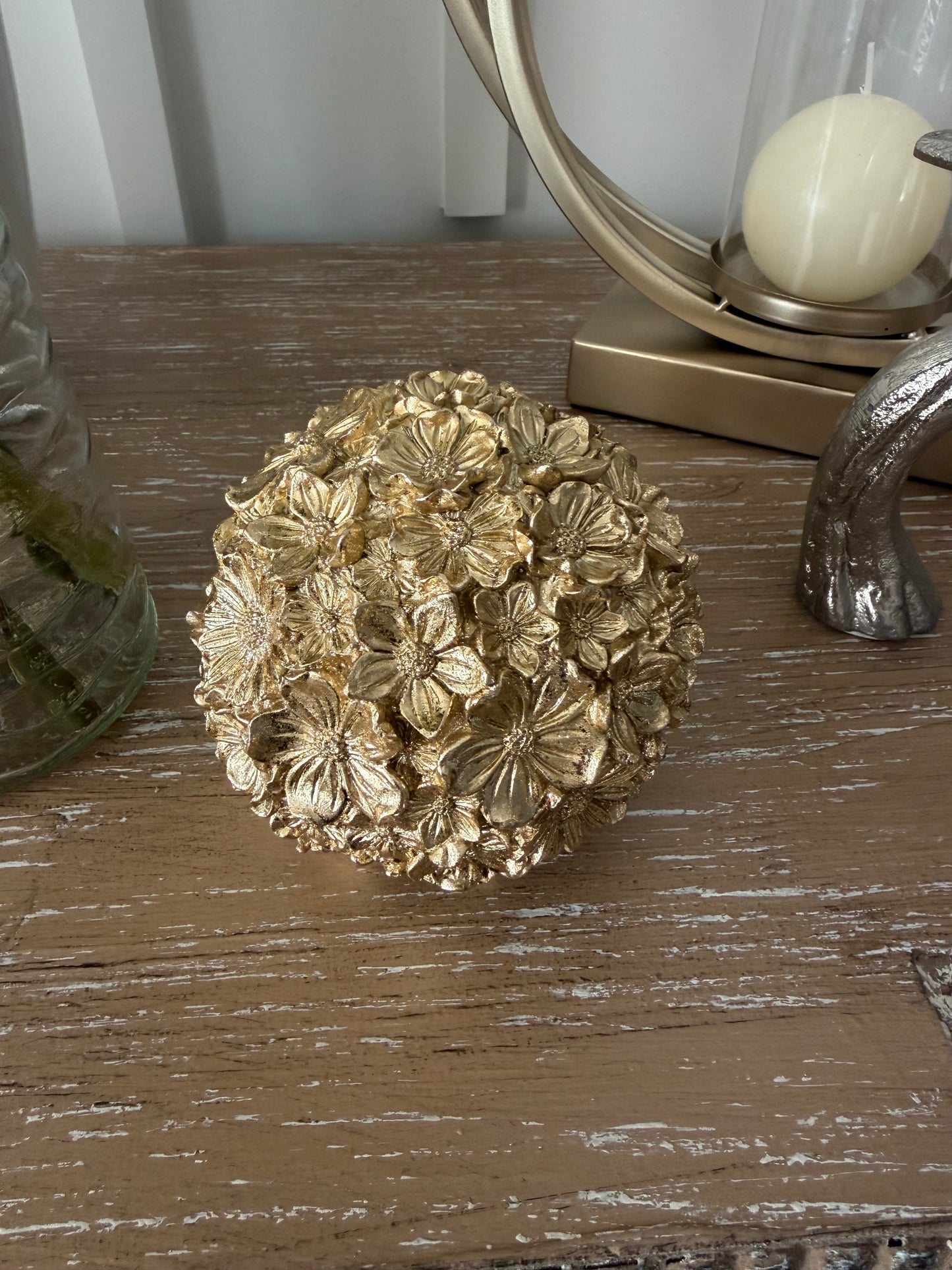 Gold Floral Ball