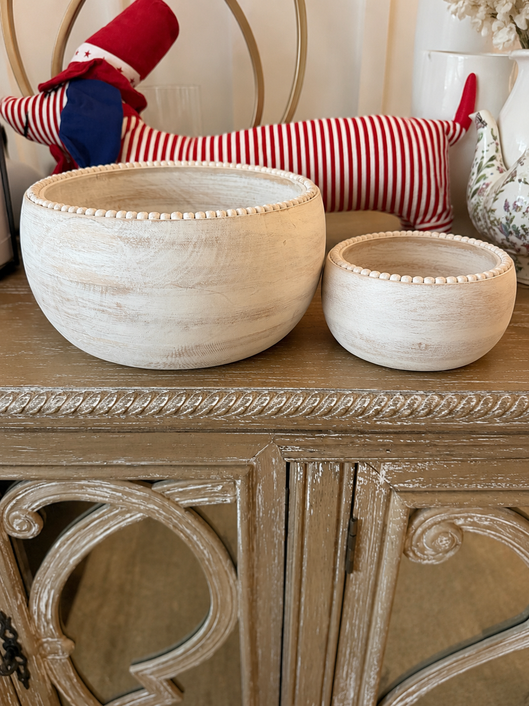Wood Large Bowl