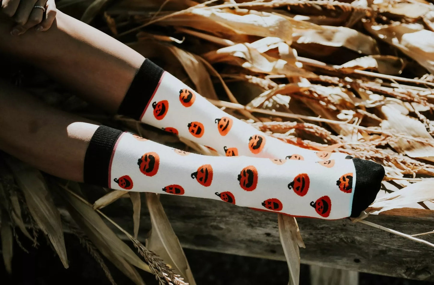 Womens Halloween Socks Pumpkin Socks Life is Socks Gift