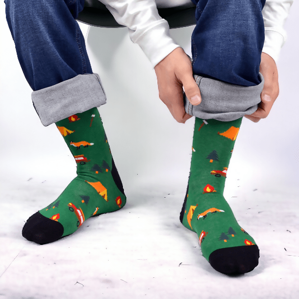 Mens Camping Lover Socks Life is Socks-Photoroom