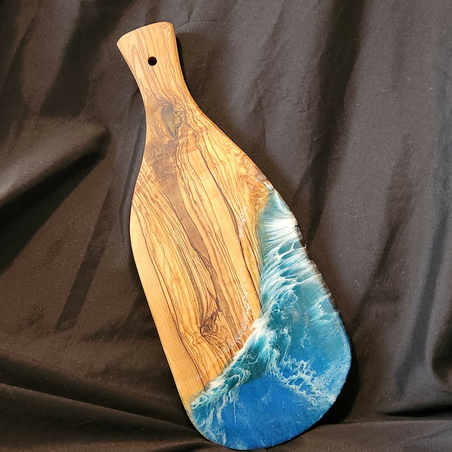 Small olive wood paddle
