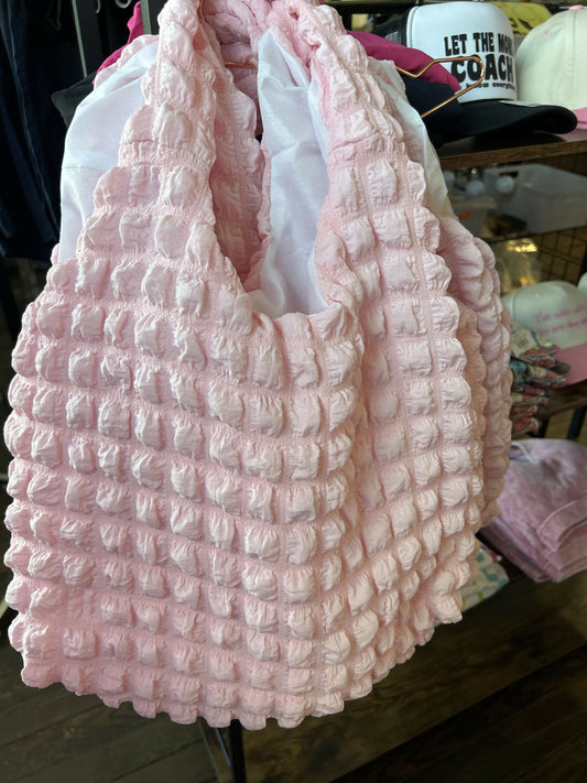 Pink handbag