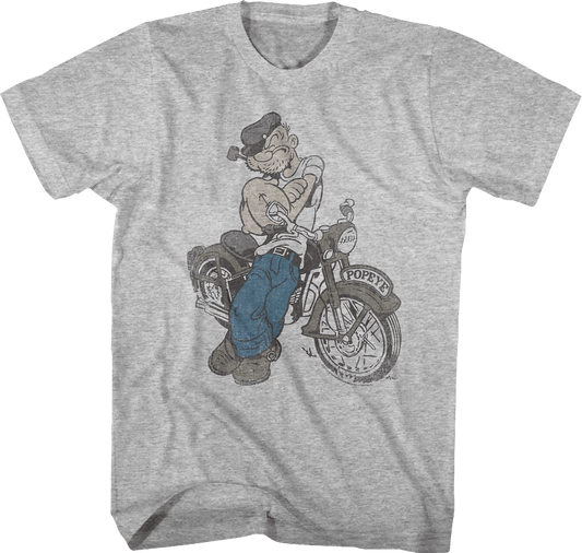 motorcycle-popeye-t-shirt - gray