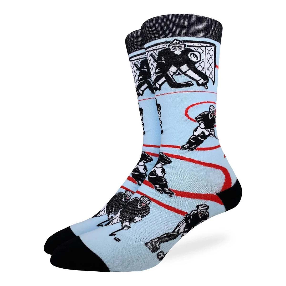 Mens Hockey Socks Blue Red Hockey Player Socks
