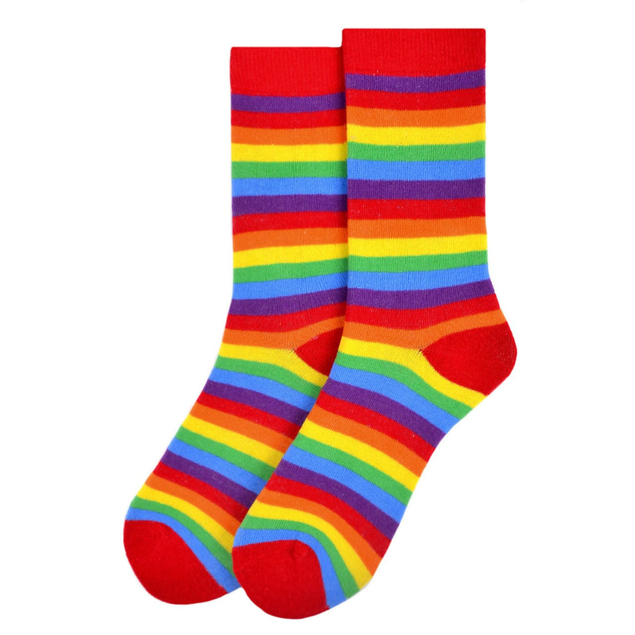 Womens Rainbow Stripe Socks Cre