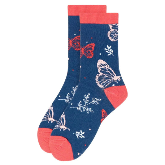 Womens Butterfly Socks Life is Socks