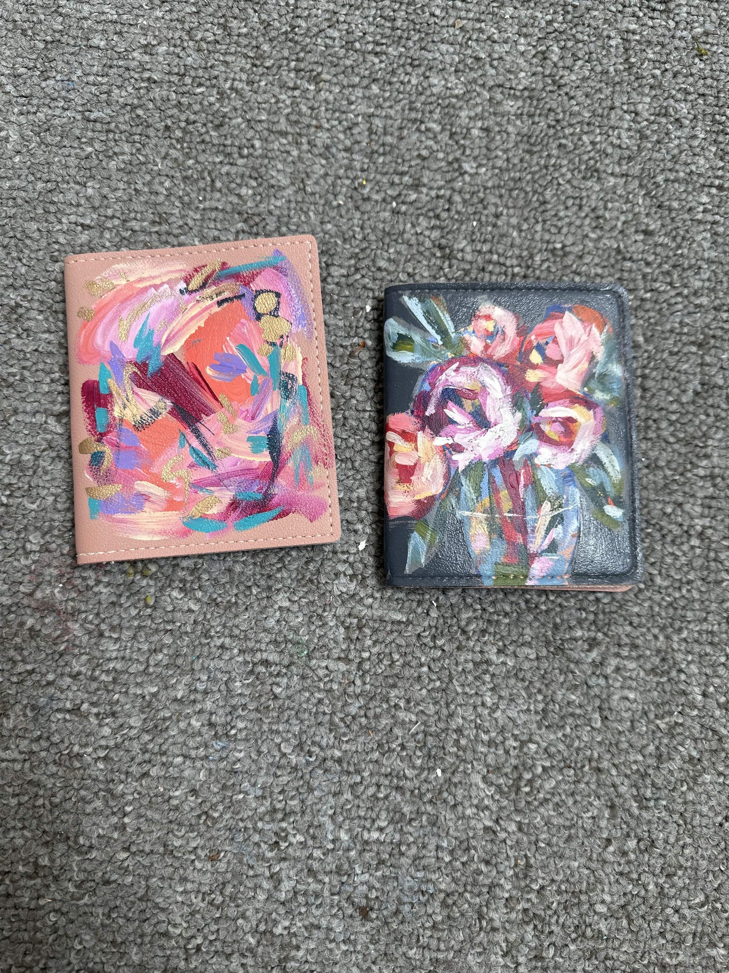 Pierce Paints hand painted wallet