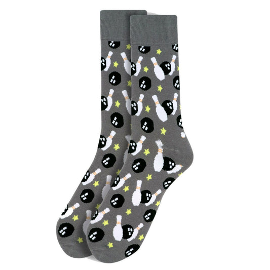 Mens Bowling Crew Socks