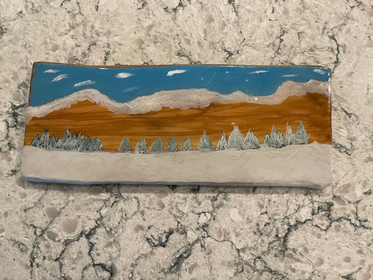 Mountain Snow Brd 15x6.5