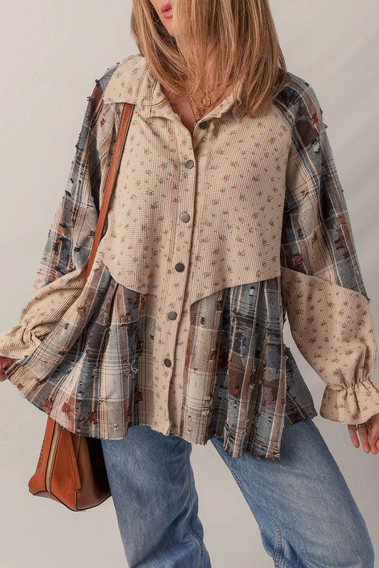 Patchwork Thermal Shirt