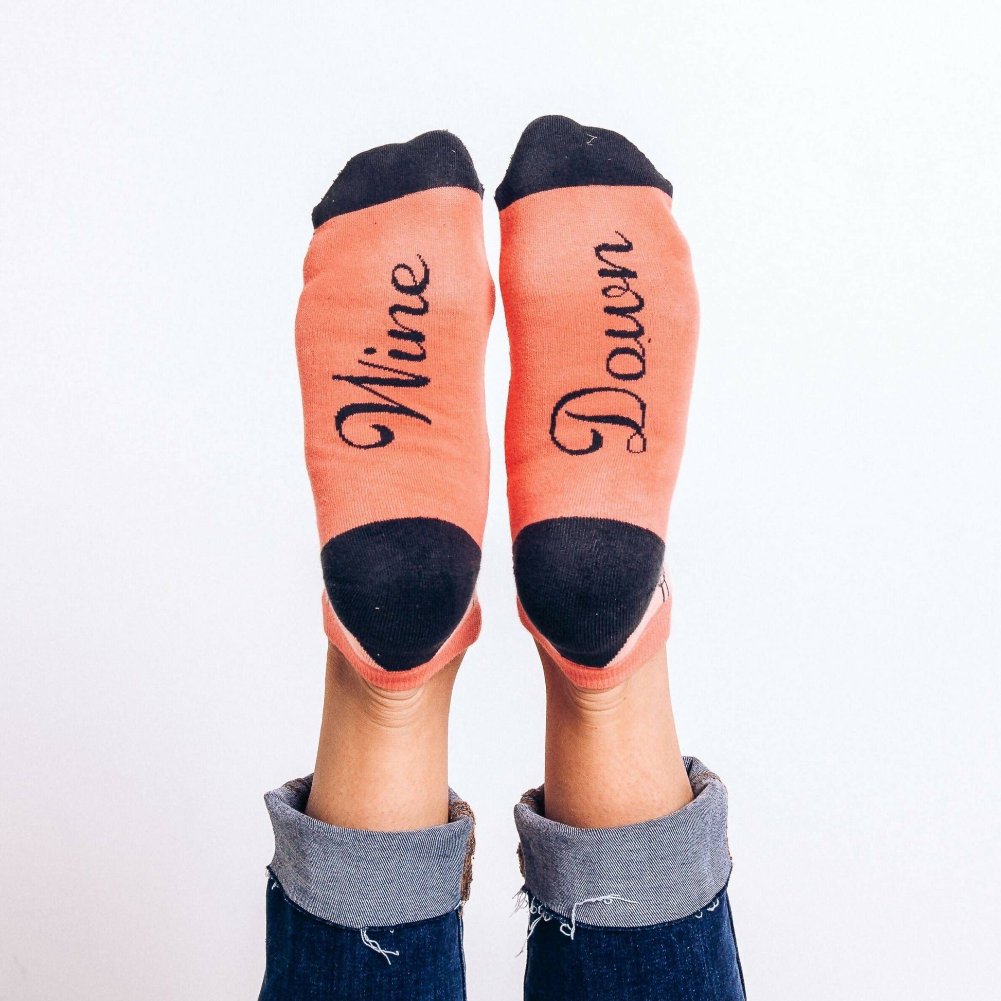 Wine Down Wine Lovers Socks Life is Socks Gift for Wine Lover