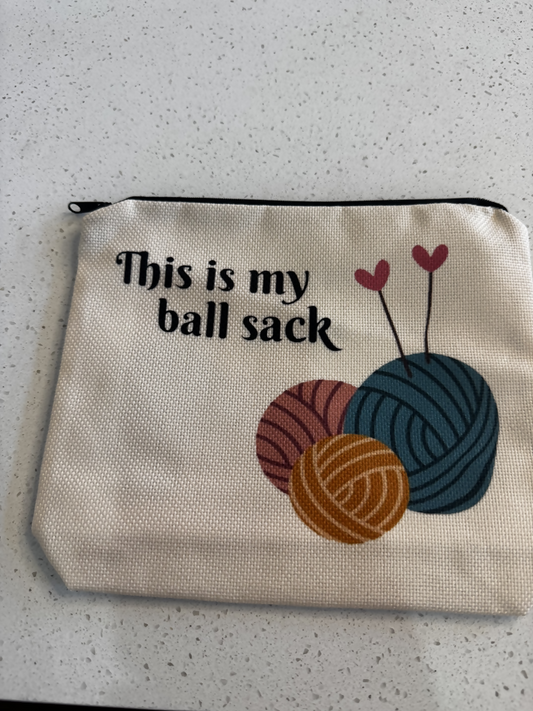 Ball Sack Makeup Bag