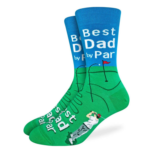 Mens Golf Socks - Best Dad by Par Socks