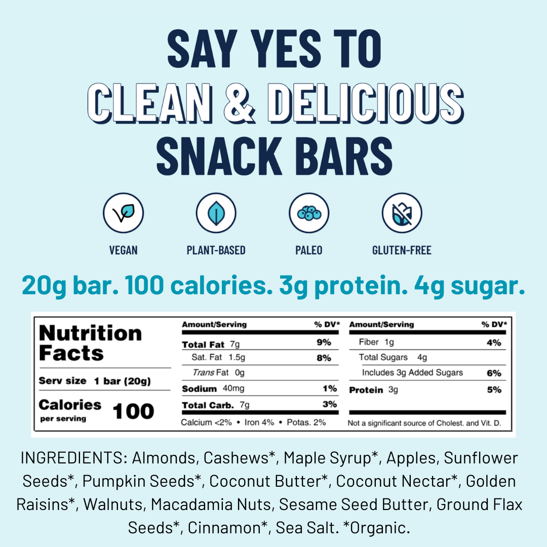 Apple Cinnamon Crisp MINI – Premium Real Food Snack Bar