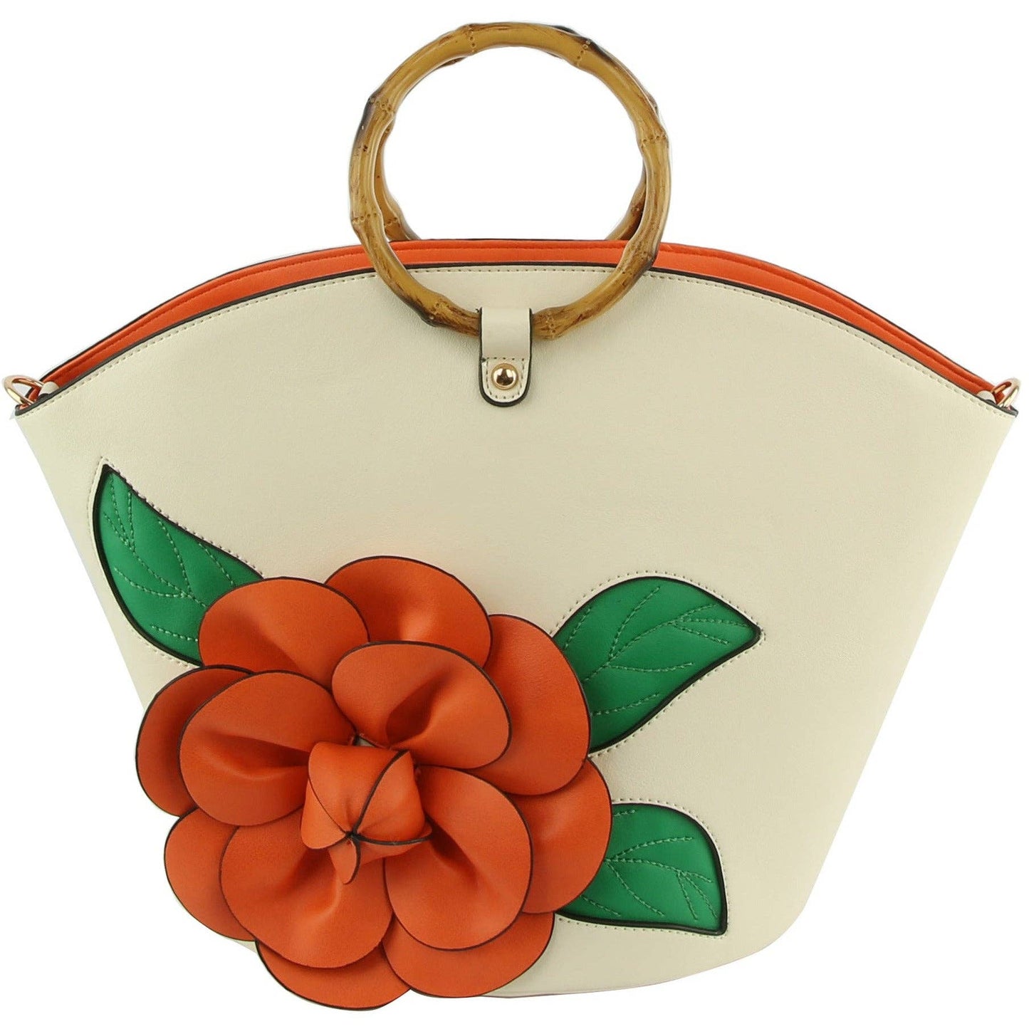 Women Flower Satchel Evening Purse Party Bag