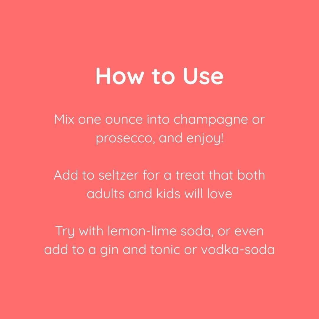 Glitter Sangria Cocktail Mix/Syrup, 16 fl oz