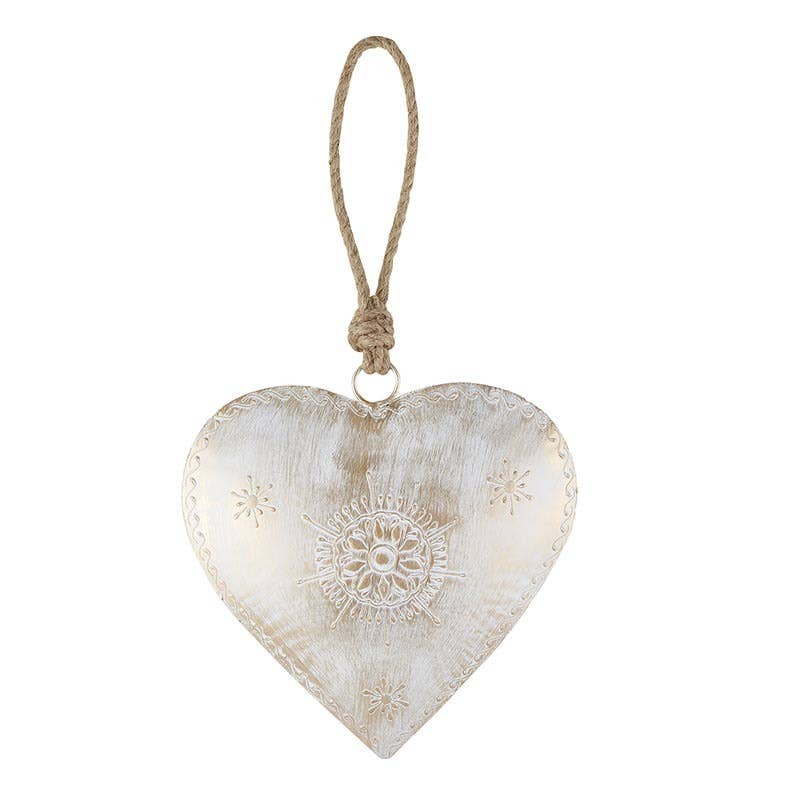 White Heart Décor - Small
