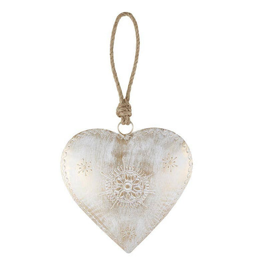 White Heart Décor - Small