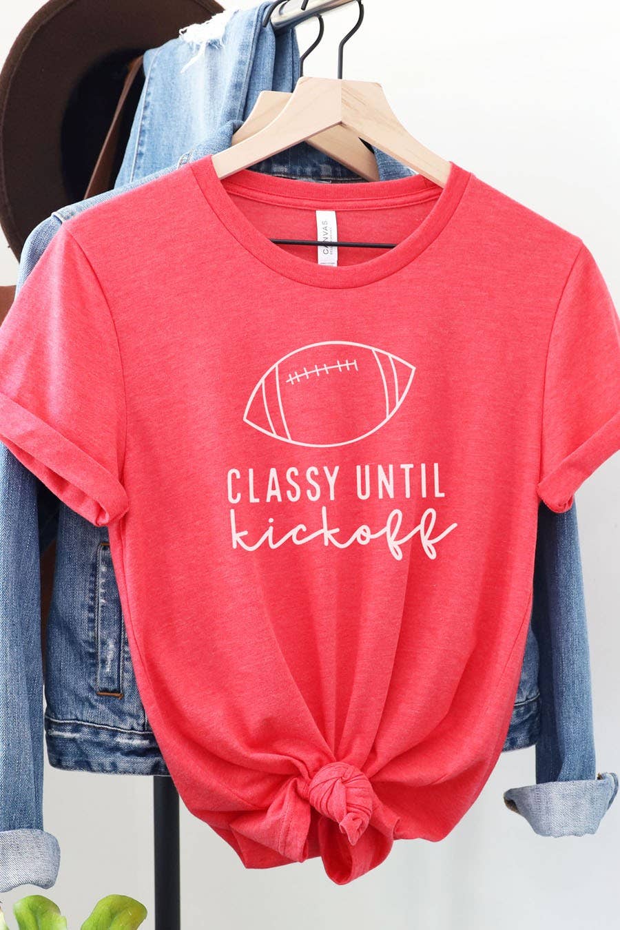 Classy Until Kickoff Graphic Tee