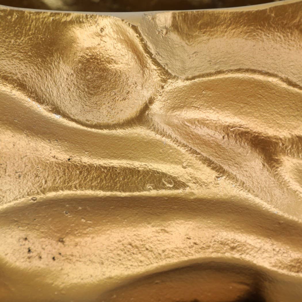 Decorative Bowl - Bronze Metal Cartwright Hammered, 20 in.
