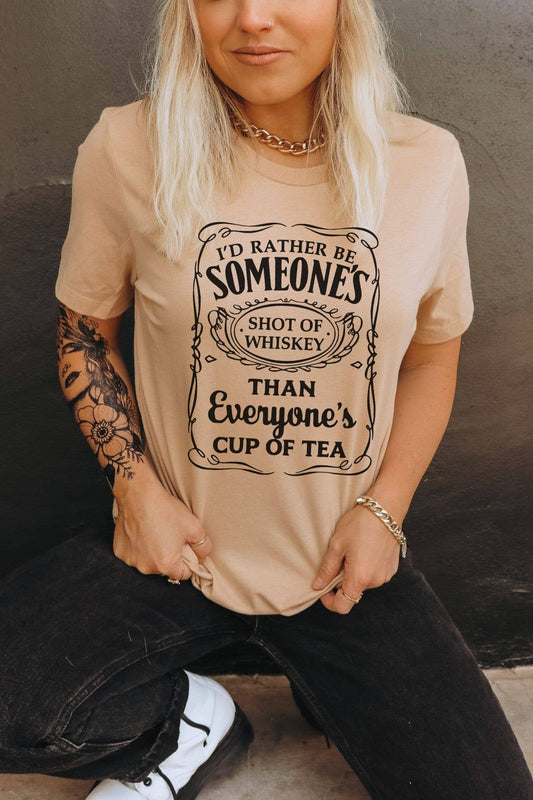 Someone's Shot of Whiskey Graphic Tee