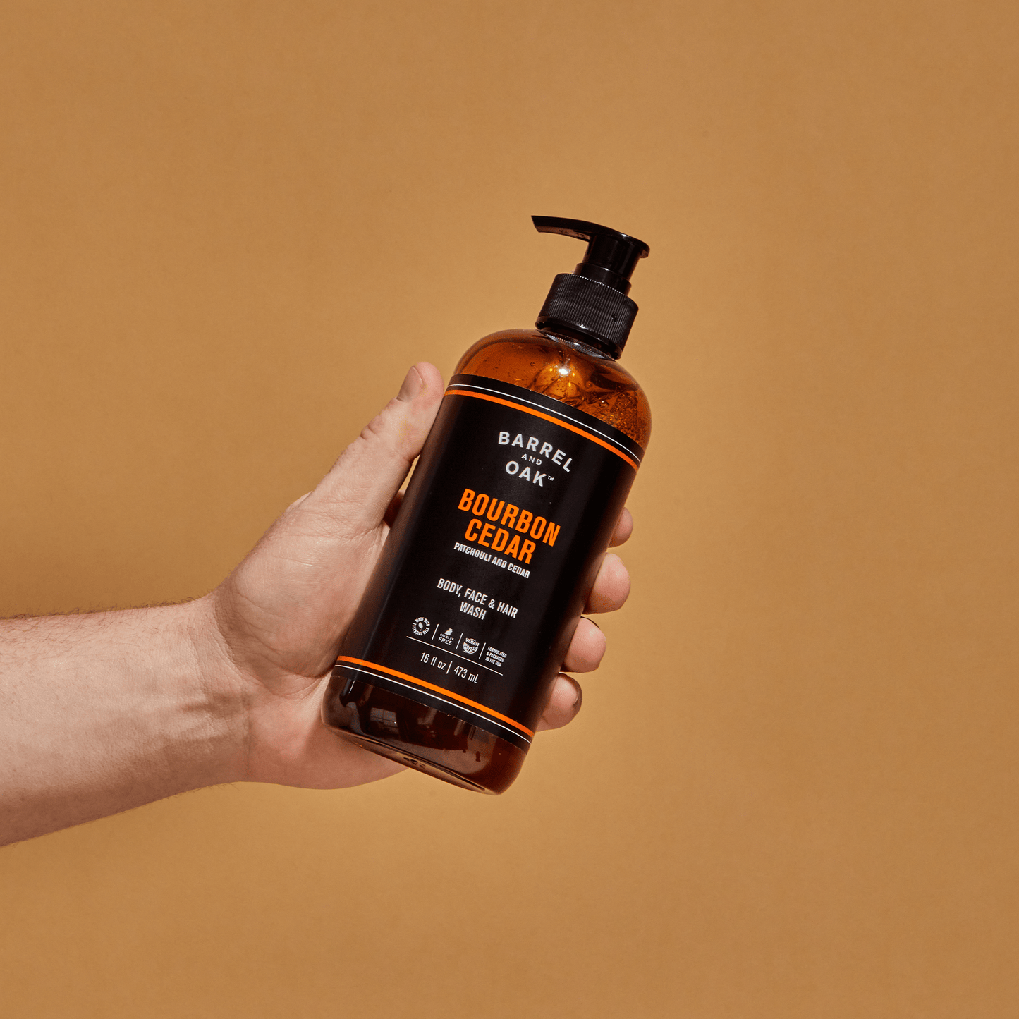Bourbon Cedar - All-In-One Wash - 16 fl oz