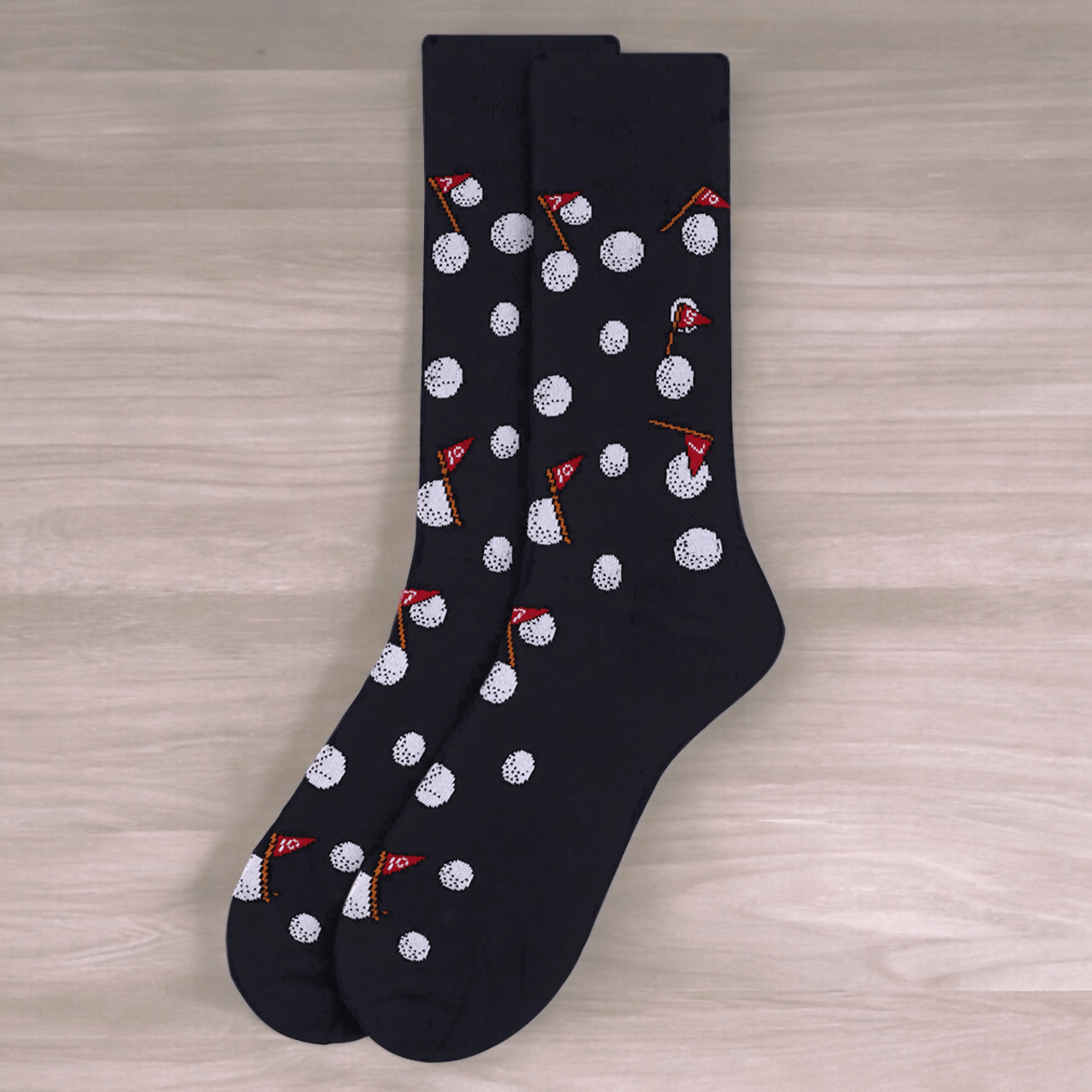 Life is Socks Navy Blue Golf Socks