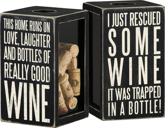 Bottle Of Really Good Wine Cork Holder