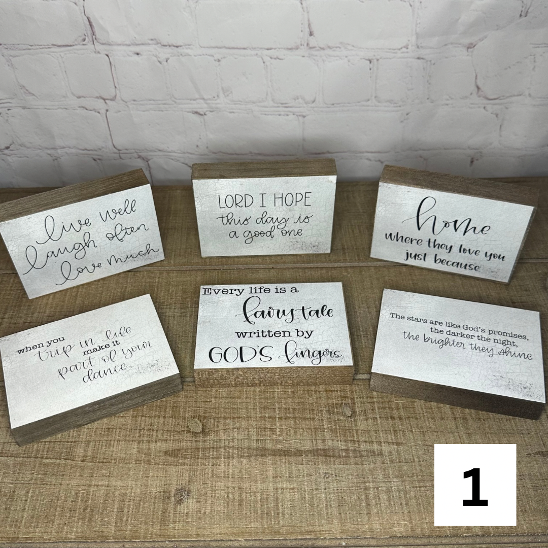 Set of 6 Everyday Blocks 