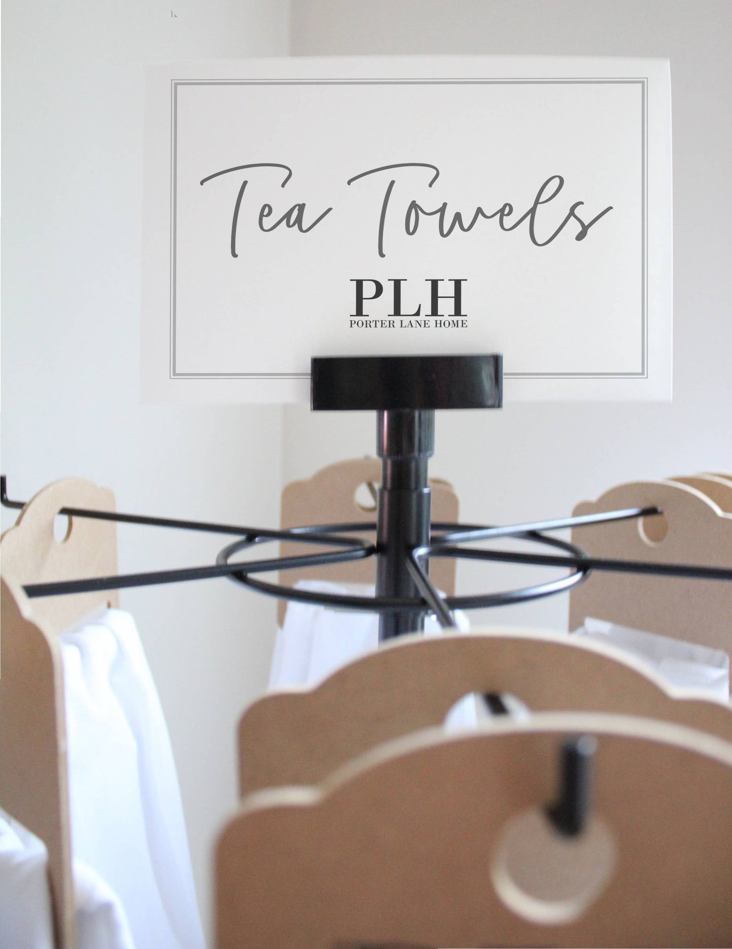 Tea Towel Display Rack
