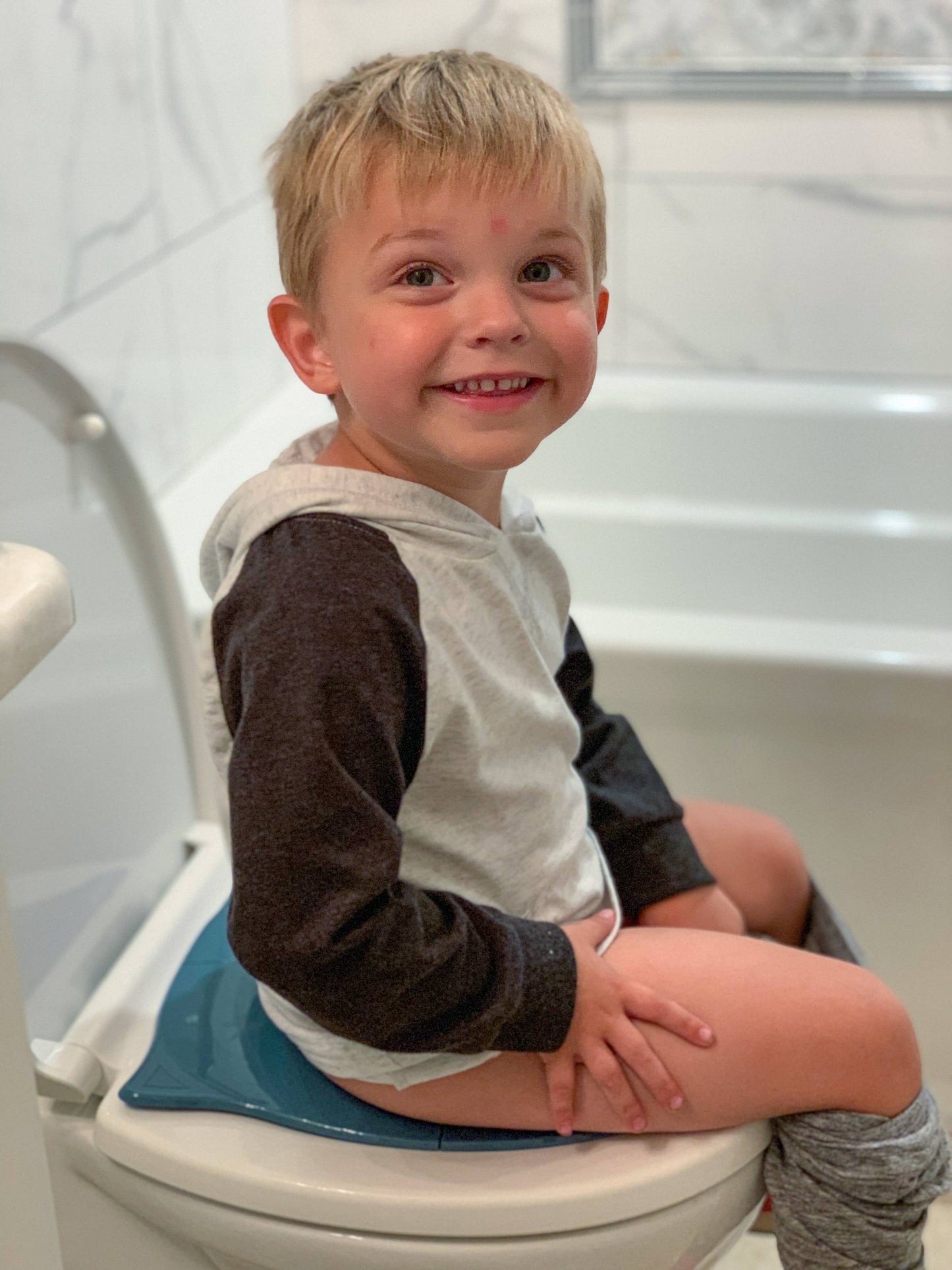 Folding Toddler Travel Potty Seat - Dark Teal