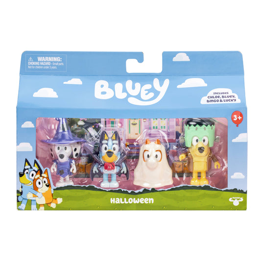 Moose Toys Bluey 4-Pack Figurine Set