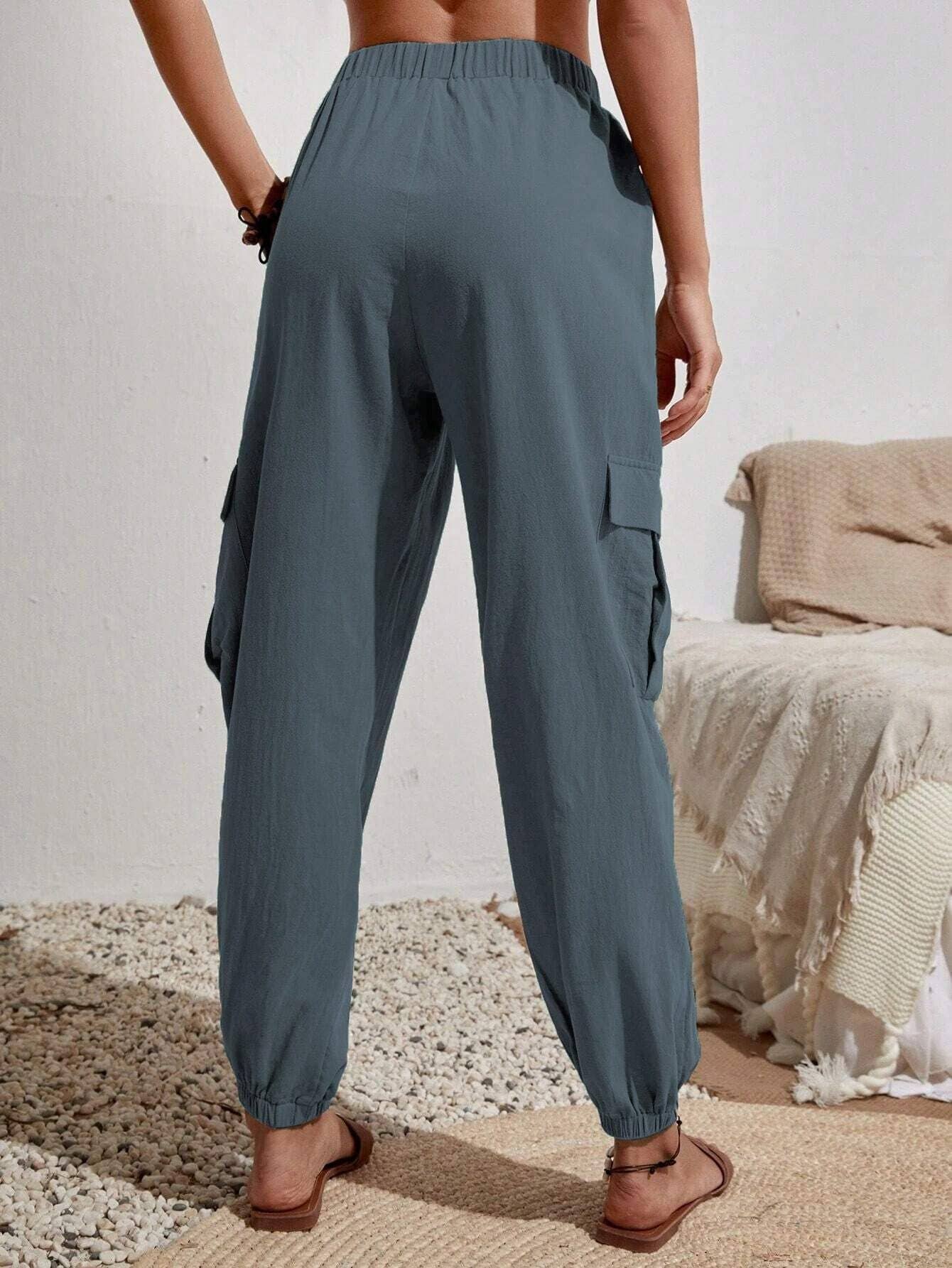 Casual trousers pocket cargo pants