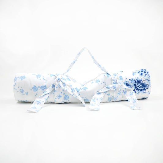 Blue Patchwork Picnic Blanket