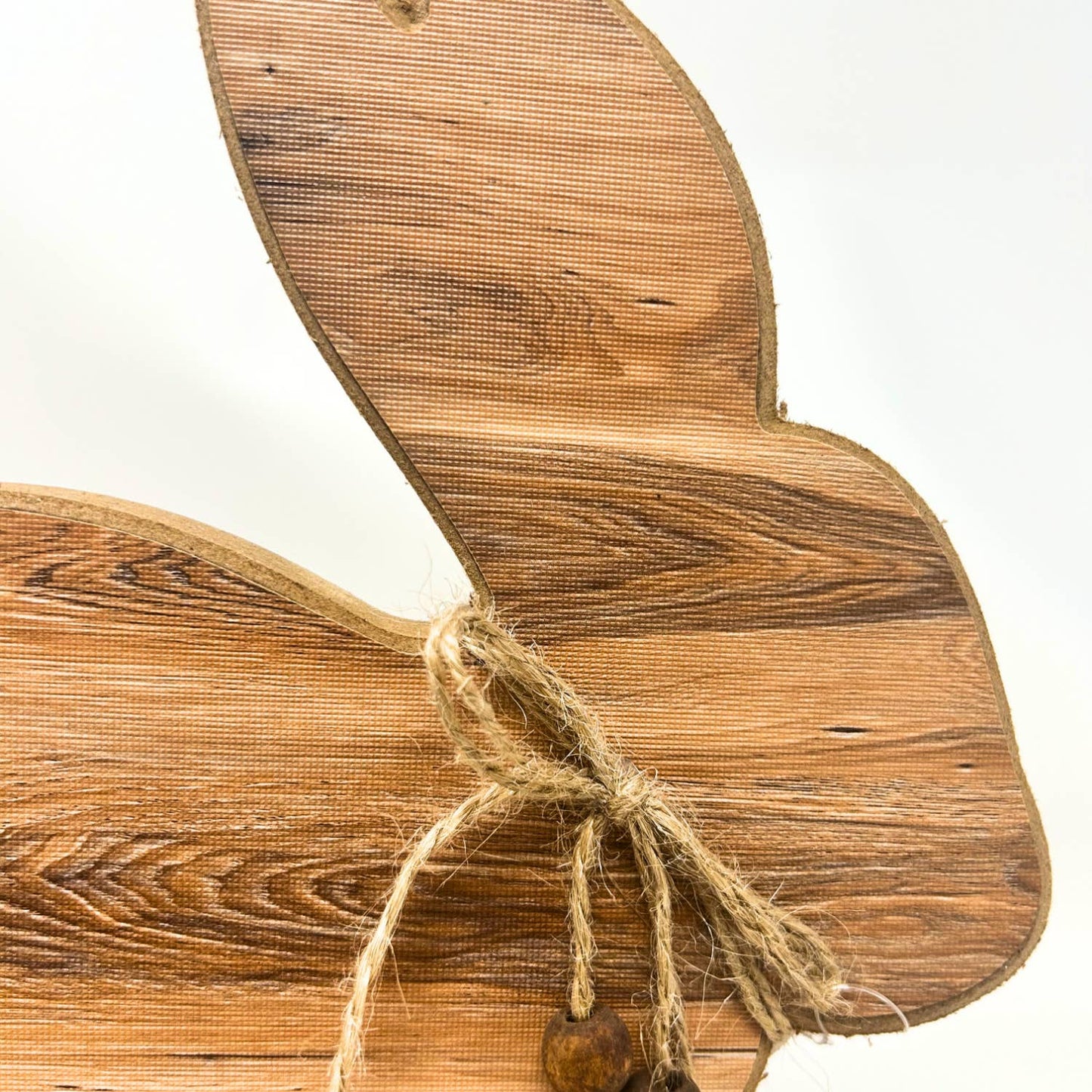 Wood Grained Bunny 9.25" x 9.25"