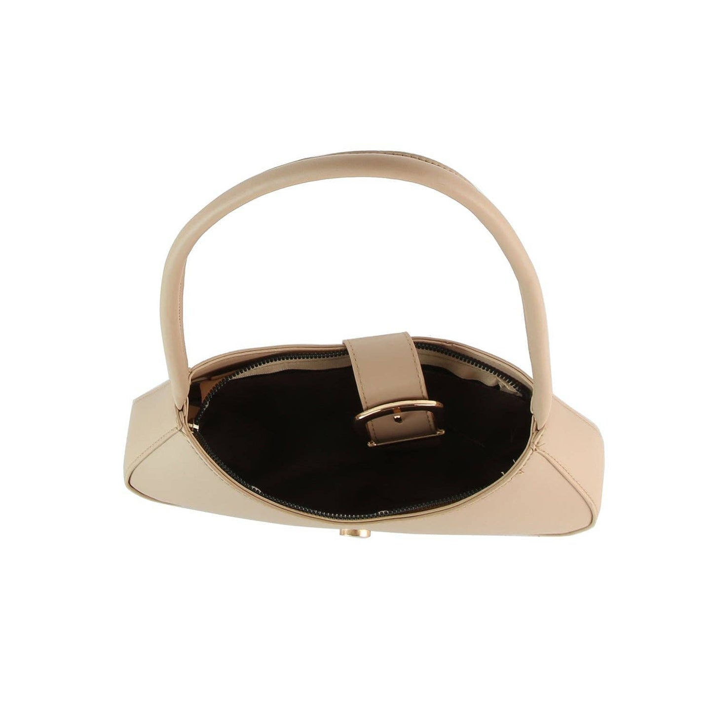 Buckle Accent Shoulder Bag