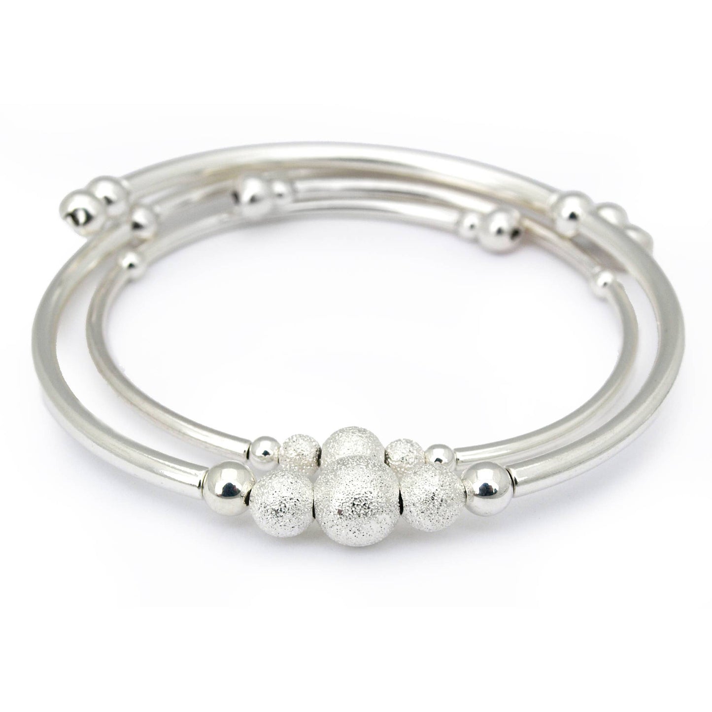 Silver Mother Daughter Set