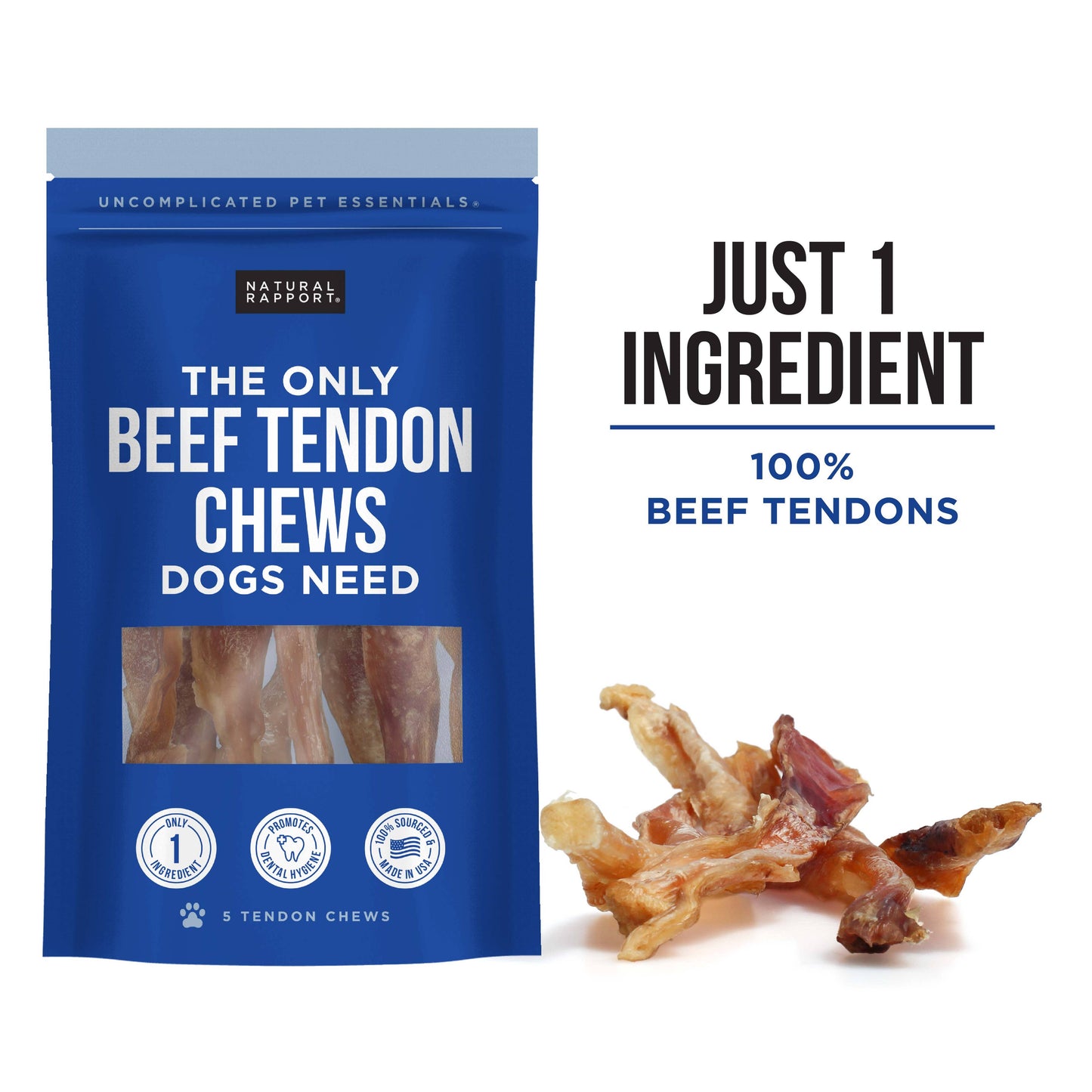 The Only Beef Tendon Chews Dogs Need