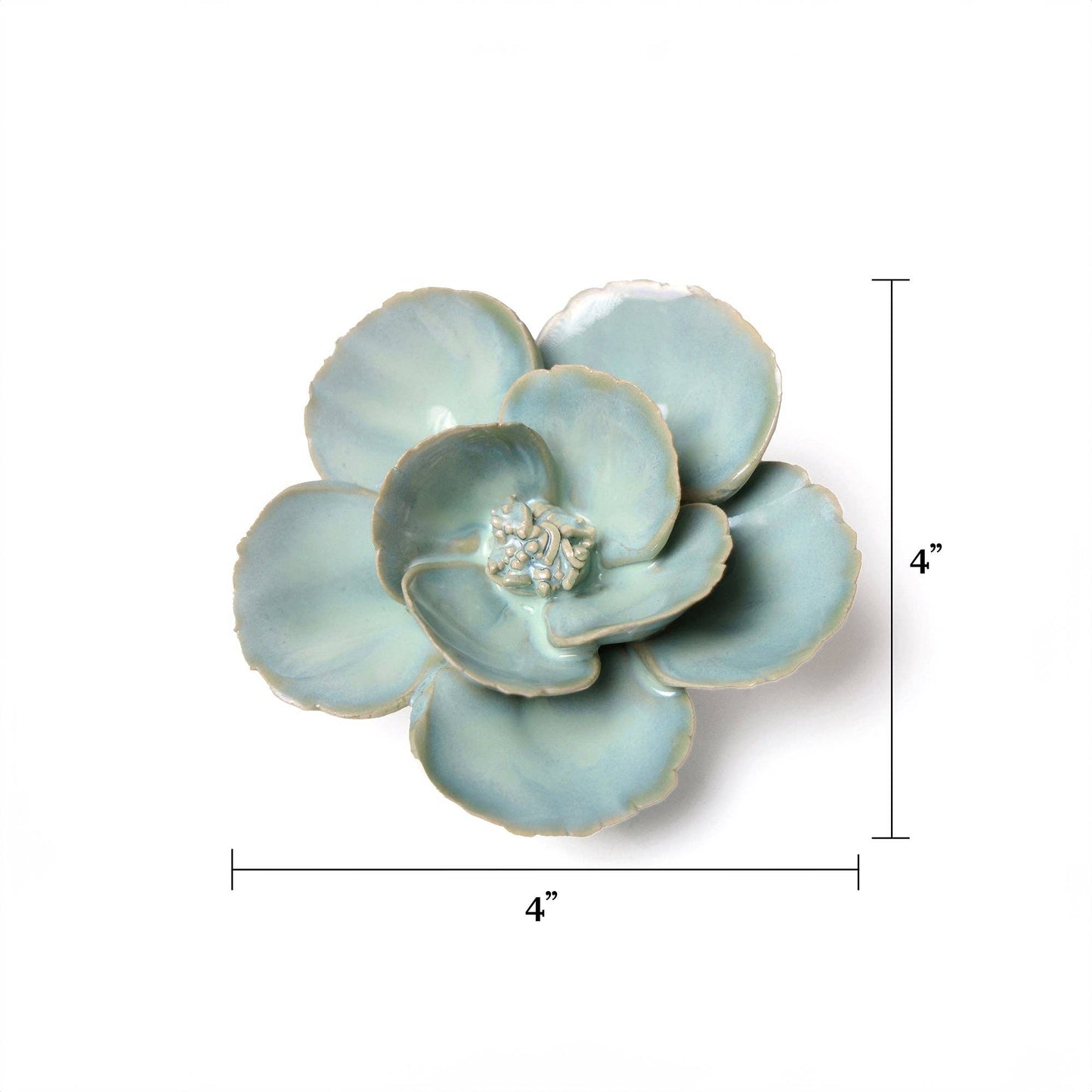Milk Teal Poppy Home Decor Tabletop Boxed Gift Unique