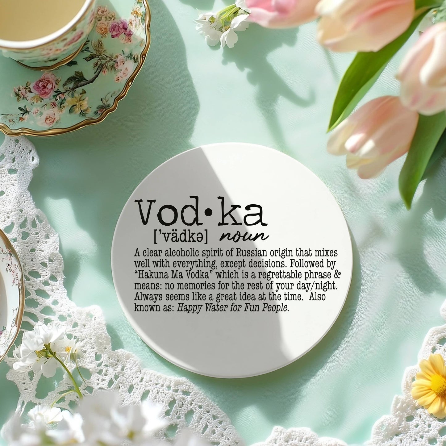 Funny Coaster Gift Sets, Humor Drink Dictionary Definitions