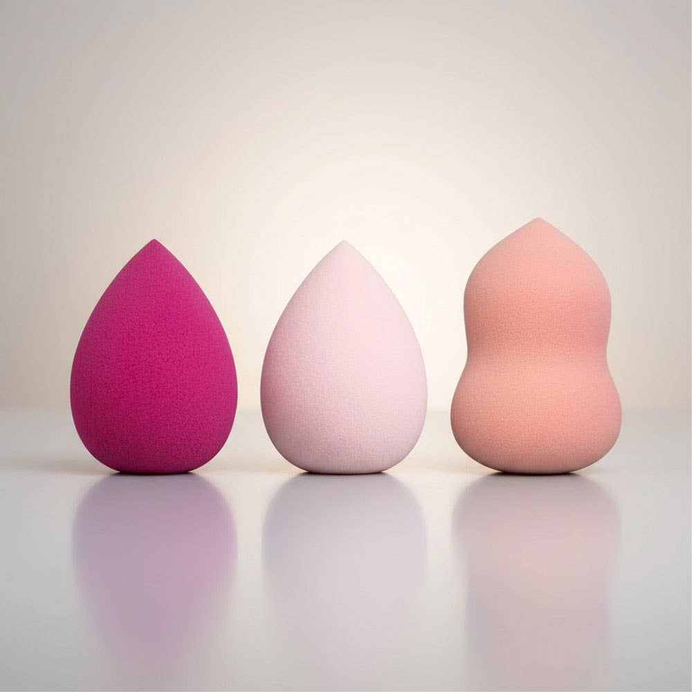 12 SET OF 3 - Makeup Sponge Blender Set