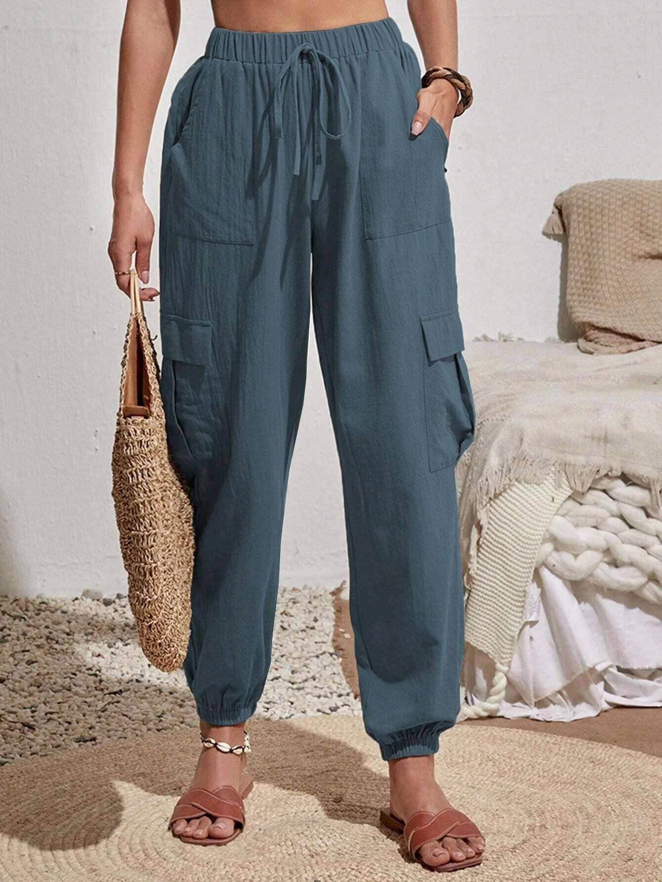 Casual trousers pocket cargo pants