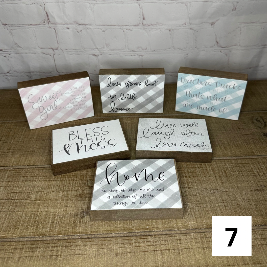 Set of 6 Everyday Blocks 