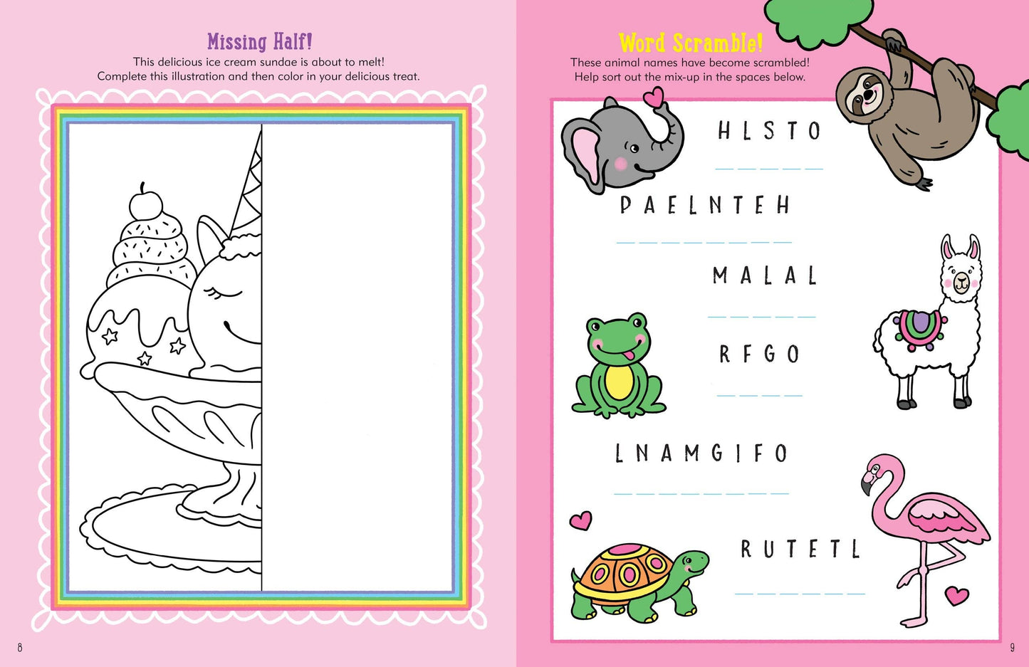 Unicorn Activity Book!
