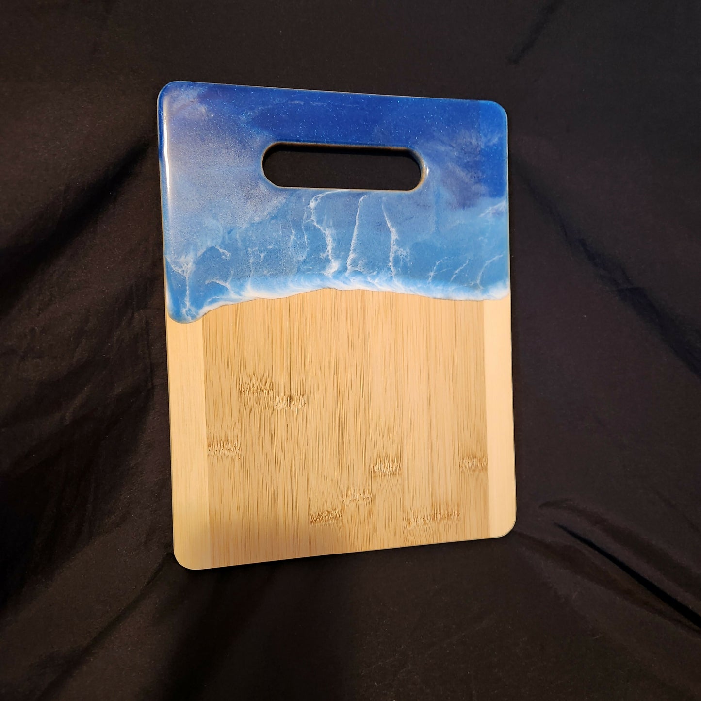 Small blue bamboo ocean